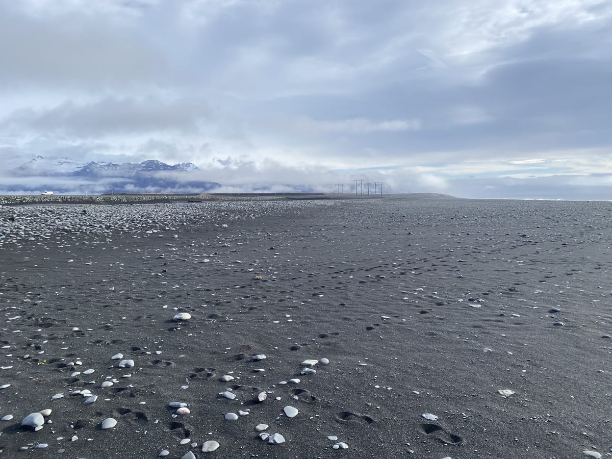 Iceland Diamond Beach landscape